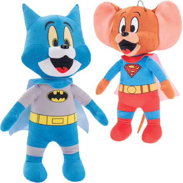 Tom and Jerry Superhero 8in-9in Plush Asst