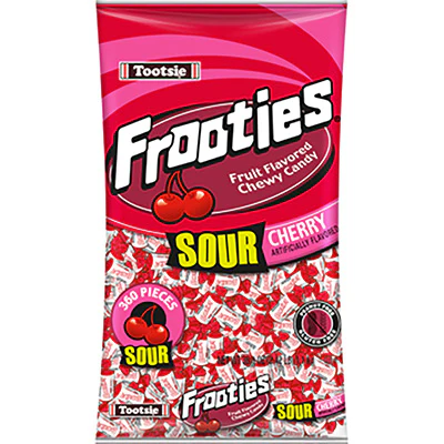 Tootsie Roll® Frooties Sour Cherry Bag (360 pcs)