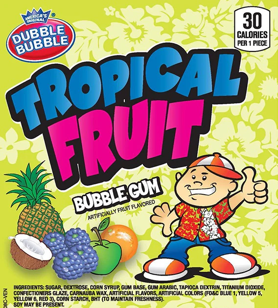 Tropical Fruit Gumballs (1"/850 count) - Image 3
