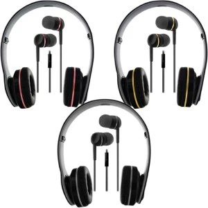 Wired Earbuds and Headphone with Mic Combo Kit (1ct.) - Image 2