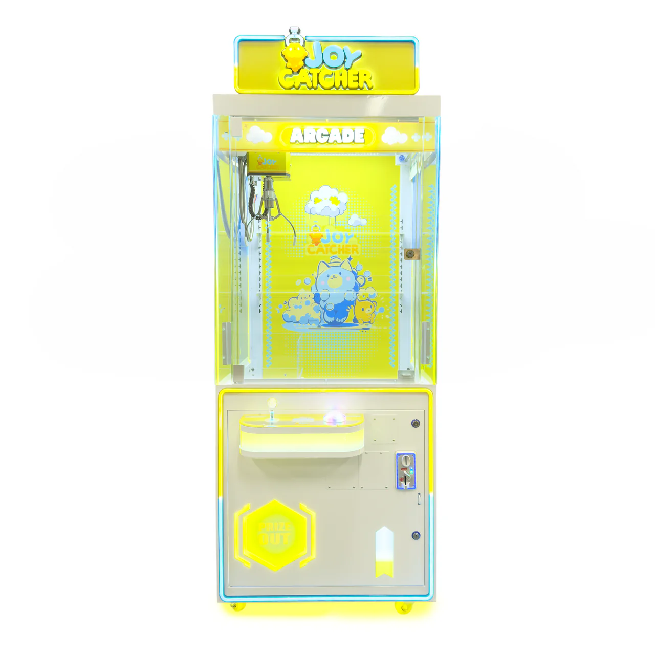 Yellow Joy Catcher 31" Claw Machine