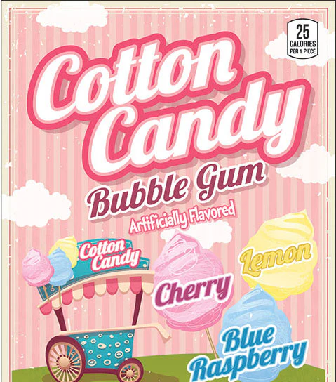 Zed Cotton Candy Gumballs (.92" / 1080 Count) - Image 3