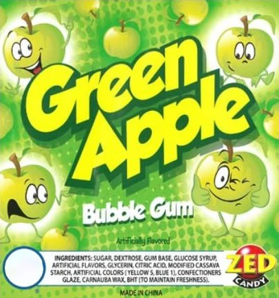 Zed Green Apple Gumballs (1" / 900 Count) - Image 3